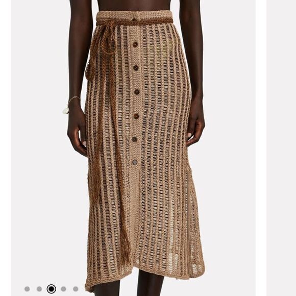 Solid & Striped Crochet Vivienne Midi Skirt size XS - Picture 6 of 12